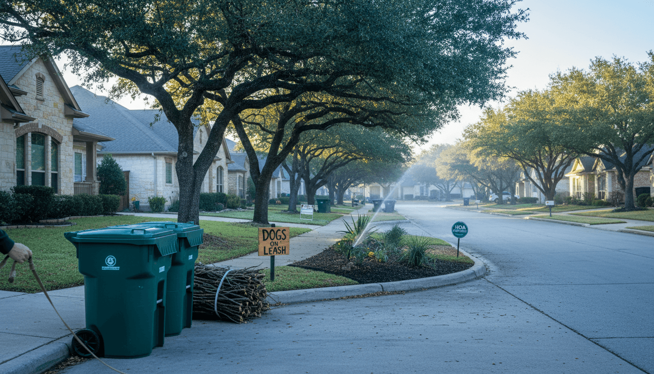 Parkside at Slaughter Creek Friendly Reminders